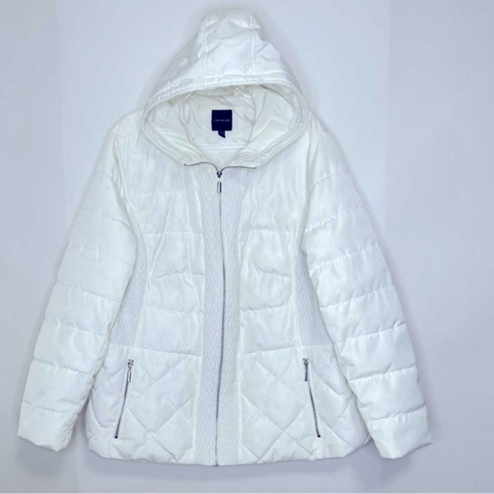 Lane Bryant Hooded Quilted/Puffer Coat